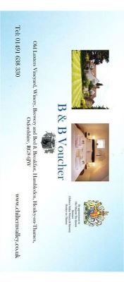 Bed & Breakfast gift voucher for two